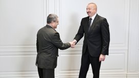 Prezident Selçuk Bayraktaroğlunu qəbul etdi - FOTO