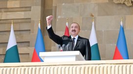 İlham Əliyev Bakıdakı Hərbi paradla bağlı paylaşım etdi