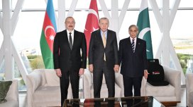Azərbaycan, Türkiyə və Pakistan liderlərinin üçtərəfli görüşü keçirildi
