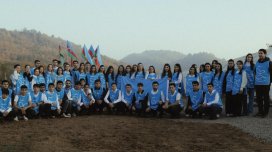 Leyla Əliyeva, Arzu Əliyeva və Alena Əliyeva Lənkəranda ekoloji aksiyalarda iştirak etdi - FOTO