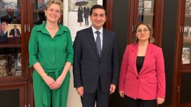 Hikmət Hacıyev Niderland səfiri ilə görüşdü
