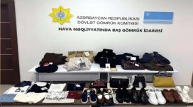 276 minlik brend malları ölkəyə qanunsuz keçirmək istədi - FOTOLAR
