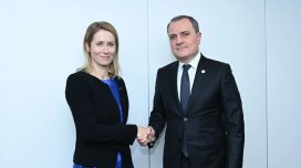 Ceyhun Bayramov Kaya Kallas ilə görüşdü
