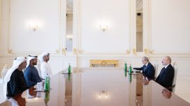 Prezident BƏƏ-nin bir sıra şirkətlərinin rəhbərlərini qəbul etdi - FOTO