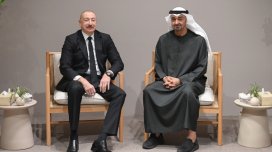 İlham Əliyev Əbu-Dabidə BƏƏ Prezidenti ilə görüşdü - YENİLƏNİB