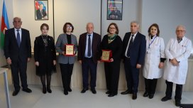 Özbəkistan alimləri Azərbaycan Respublikası Səhiyyə Nazirliyi Elmi-Tədqiqat Tibbi Profilaktika İnstitutunun qonağı olublar