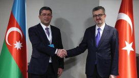 Əhməd İsmayılov Burhanettin Duranla görüşdü - FOTO