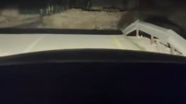 Uçuruma qədər maneəsiz gəldi:- Təhlükədən son anda xilas oldu - VİDEO