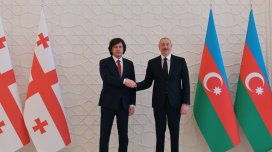İrakli Kobaxidze Azərbaycan Prezidentinə zəng etdi
