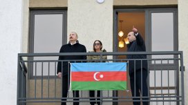 Xankəndidə Zəfər parkının, Ağdamda yaşayış kompleksinin açılışı oldu - YENİLƏNİB