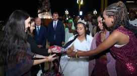 
Leyla Əliyeva Efiopiyada səfərdədir - FOTO