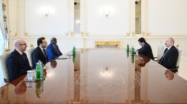 Prezident "Zayed İnsan Qardaşlığı Mükafatı" ilə bağlı nümayəndə heyətini qəbul etdi
