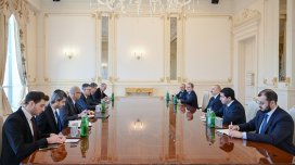 Prezident İsrailin xarici işlər nazirini qəbul etdi - FOTO