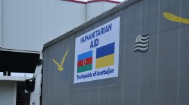 Azərbaycan növbəti dəfə Ukraynaya humanitar yardım göndərdi