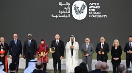 İlham Əliyevə "Zayed İnsan Qardaşlığı Mükafatı" təqdim olunub - YENİLƏNİB