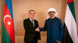 Azərbaycan və BƏƏ XİN rəhbərləri strateji tərəfdaşlığı müzakirə ediblər