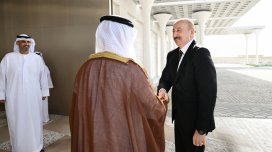 Prezidentin BƏƏ səfəri başa çatdı - FOTO