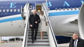 İlham Əliyev Almaniyaya səfərə getdi - FOTO