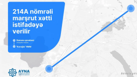 Bakıda yeni marşrut xətti işə düşüb