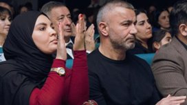 Qurban Qurbanov həyat yoldaşı ilə tədbirdə - FOTO