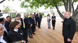 Prezident ailə üzvləri ilə Xocavənd və Xocalıya səfər edib - YENİLƏNİB