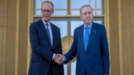 Ərdoğan və Merts İrana qarşı hücumları müzakirə ediblər