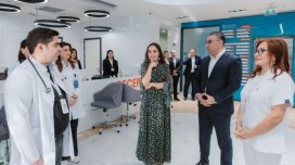 Leyla və Arzu Əliyevalar &ldquo;Leyla Medical Center&rdquo;in Pediatriya Mərkəzində olublar