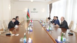 Nazir Məcnun Məmmədov İndoneziyanın Azərbaycandakı səfiri ilə görüşüb