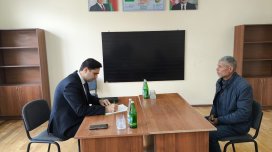 Aqrar Sığorta Fondunun İdarə Heyətinin sədri Xocavənddə vətəndaşları qəbul edib