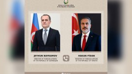 Ceyhun Bayramov Hakan Fidanla danışdı