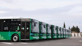 Elektrikli avtobuslar istifadəyə verildi