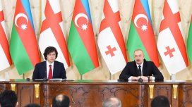 İlham Əliyev II İlyanın vəfatı ilə bağlı İrakli Kobaxidzeyə başsağlığı verdi