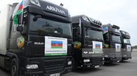 Azərbaycandan İrana növbəti humanitar yardım yola salınır - FOTOLAR