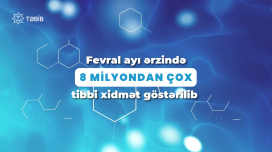 Fevral ayı ərzində 8 milyondan çox tibbi xidmət göstərilib