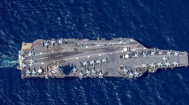 Üzən hava bazası: "Abraham Lincoln" hər gün yüzdən çox döyüş uçuşu həyata keçirir