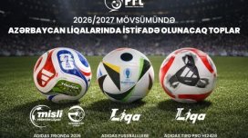 Azərbaycan liqalarında istifadə olunacaq toplar müəyyənləşdi