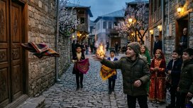 Lahıcın fərqli Novruz ənənəsi: Niyə papaq deyil, dəsmal atılırdı? - VİDEO