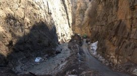 Uçqun olub, Quba-Xınalıq yolu bağlanıb