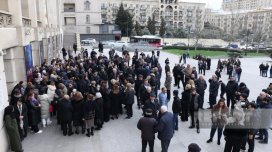 Rasim Balayevlə vida mərasimi keçirilir - FOTO