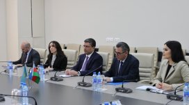 MEDİA-da Qazaxıstan nümayəndə heyəti ilə görüş keçirilib - FOTOLAR