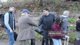 Ermənistanın vətəndaş cəmiyyətinin nümayəndələri Azərbaycana gəldi - FOTO