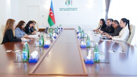 Kənd Təsərrüfatı Nazirliyində Asiya İnkişaf Bankının nümayəndə heyəti ilə görüş keçirilib