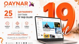 
Qaynarinfo.az 19 yaşında!