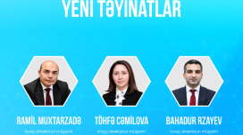 TƏBİB-in icraçı direktoruna yeni müşavirlər təyin olunub