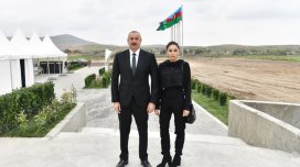 Prezident və birinci xanım Cəbrayıla səfər etdi

