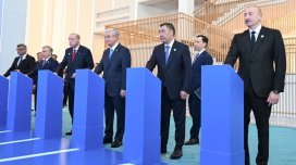 TDT liderləri Türk Sivilizasiyası Mərkəzinin təməlqoyma mərasimində iştirak etdi - FOTO