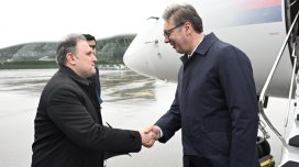 Serbiya Prezidenti Azərbaycana səfərə gəlib