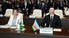 Mehriban Əliyeva WUF13-ün açılış mərasimindən paylaşım etdi