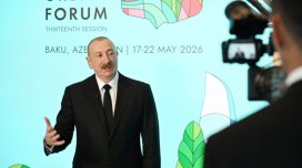 İlham Əliyev "Euronews" televiziyasına müsahibə verdi