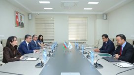 MEDİA-da İsƏT-in Xəbər Agentlikləri Birliyinin baş direktoru ilə görüş keçirilib - FOTOLAR